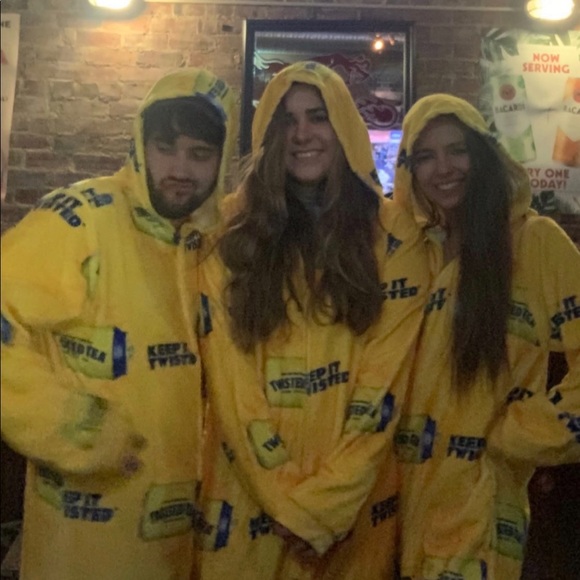 Twisted Tea Fleece Onesie NWT - Picture 5 of 5